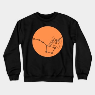 Unicorn in the Ursa Minor - Little Dipper - Little Bear Crewneck Sweatshirt